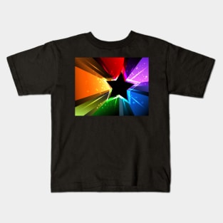 Rainbow Star Kids T-Shirt